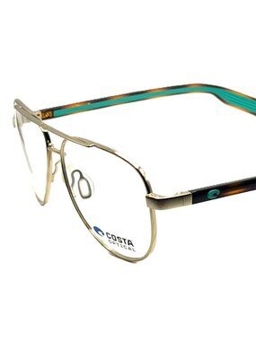 NEW COSTA DEL MAR 06A4002V 40020257 Gold Unisex Eyeglasses 57mm 14 140